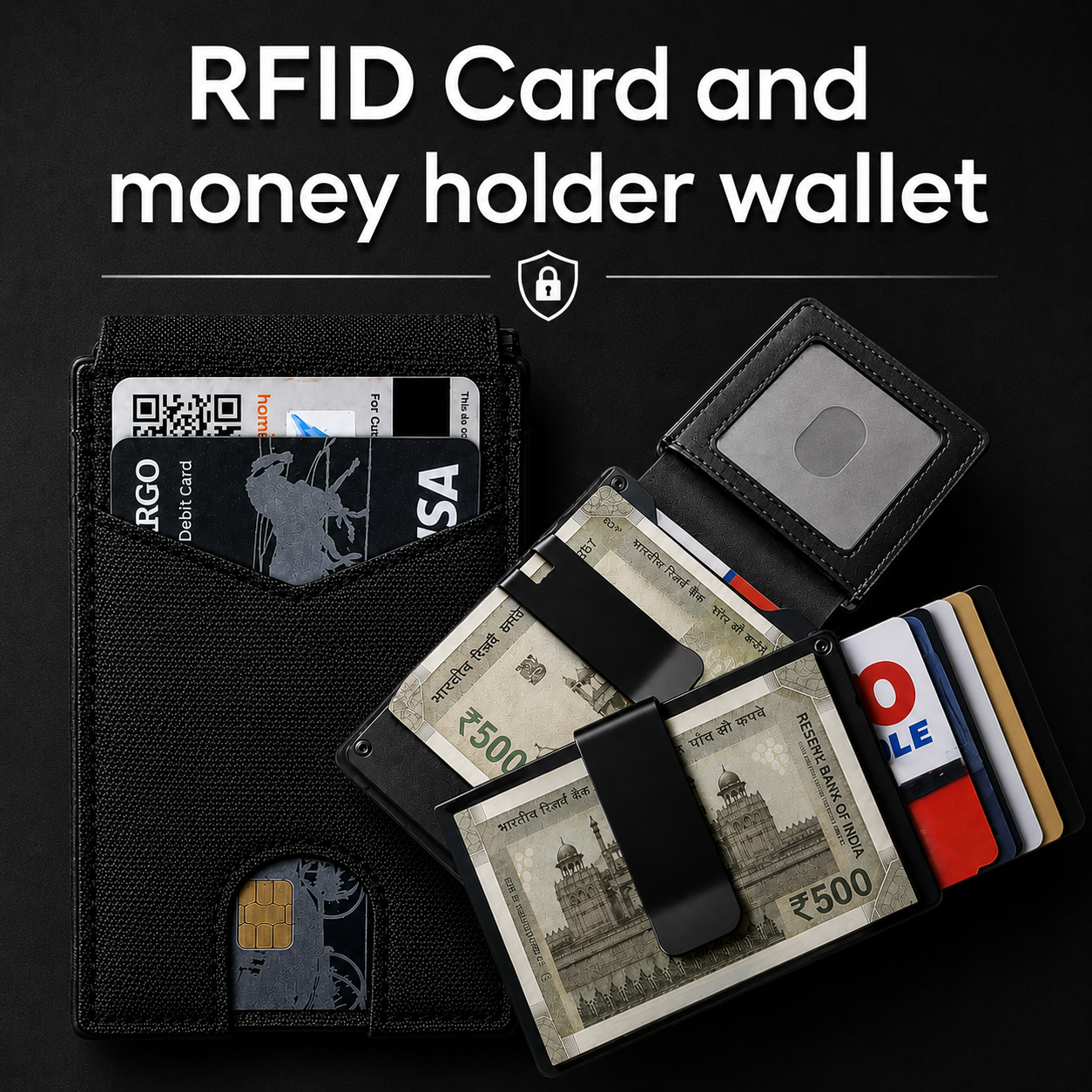 RFID Card and money holder wallet | Seaven™
