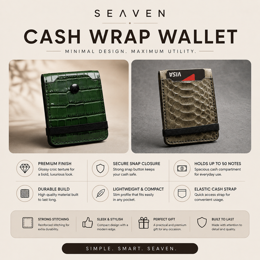 Cash wrap wallet | Seaven™